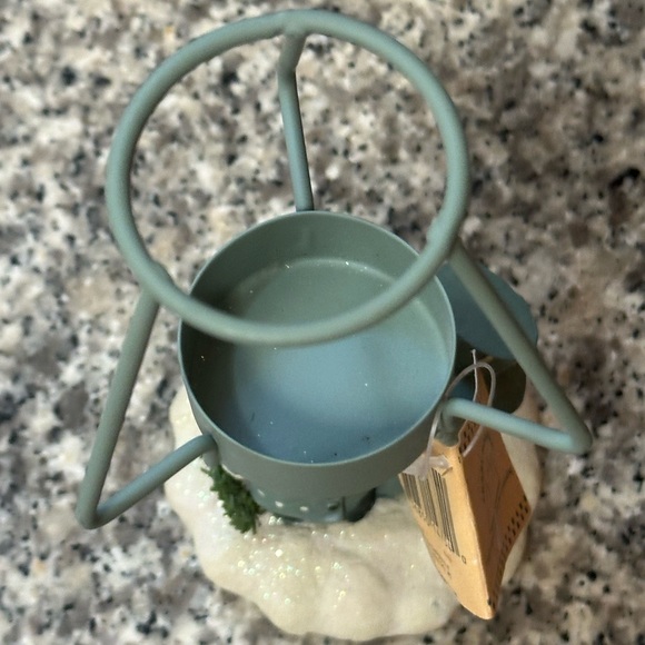 Crazy Mountain Snowman Tea Light Candle Holder - Green - Picture 13 of 15